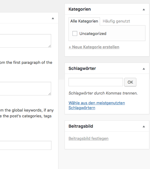 wordpress beitragsbild festlegen 2